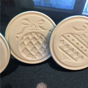 3 Boston Warehouse Christmas large Cookie  Stamps
